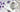 Hammersley Teacup and Snack Plate, Violets Tea Cup, Made in England -J