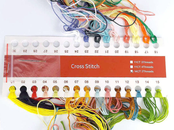 Cross Stitch Kits - Feeding Chipmunks 29.5×31.1" Embroidery C600 - The Vintage TeacupCross Stitch Kits