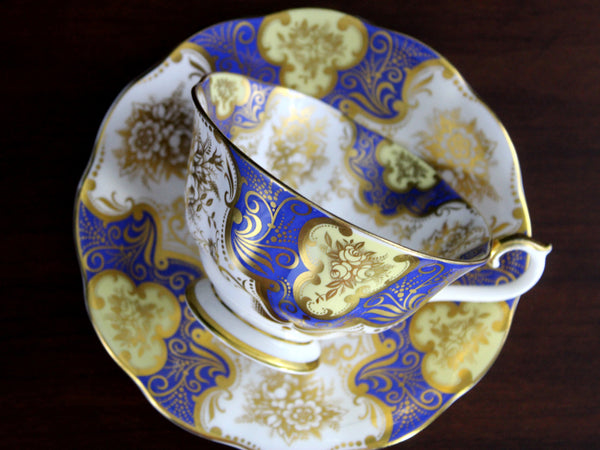 MAJESTIC Teacup, Royal Albert Avon Shaped, Cabinet Tea Cup & Saucer -K24