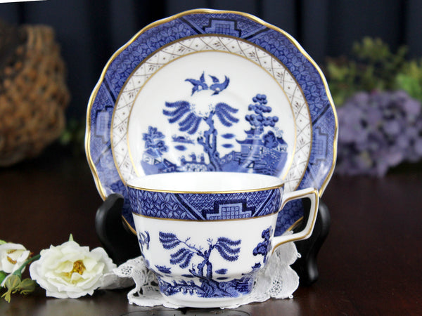 Royal Doulton, Booths Real Old Willow, Flat Cup & Saucer Set 18312