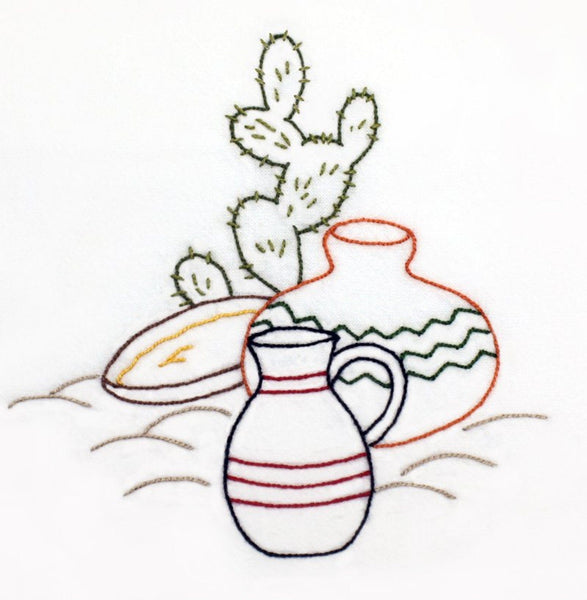 Image Transfers, Down Mexico Way, Aunt Martha's 9475, Transfer Pattern, Hot Iron Transfers