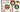 Aunt Martha's, 3784, Christmas Miniatures, For Embroidery, Textile Painting, Needlepoint, Hot Iron Transfers, Wearable Art
