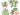 Aunt Martha's, 3286, Vegetable Motifs, Transfer Pattern, Hot Iron Transfers, Vege Embroidery Pattern