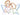 Aunt Martha's®, Hand Embroidery, Transfer Pattern, 3889 Angel Couples