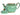 Teal Cube Teapot, by Sadler England, Full Sized Tea Pot 18257 - The Vintage TeacupTeapots