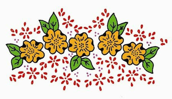 3902, Aunt Martha's® Vintage Embroidery, NEW Transfer Pattern, Hot Iron Transfers, His & Hers, Dogwoods Daisies - The Vintage TeacupHot Iron Transfers