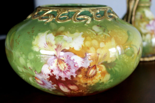 Antique Royal Bonn, Franz Anton Mehlem, Porcelain Vase & Bowl 15814 - The Vintage TeacupAntique & Vintage