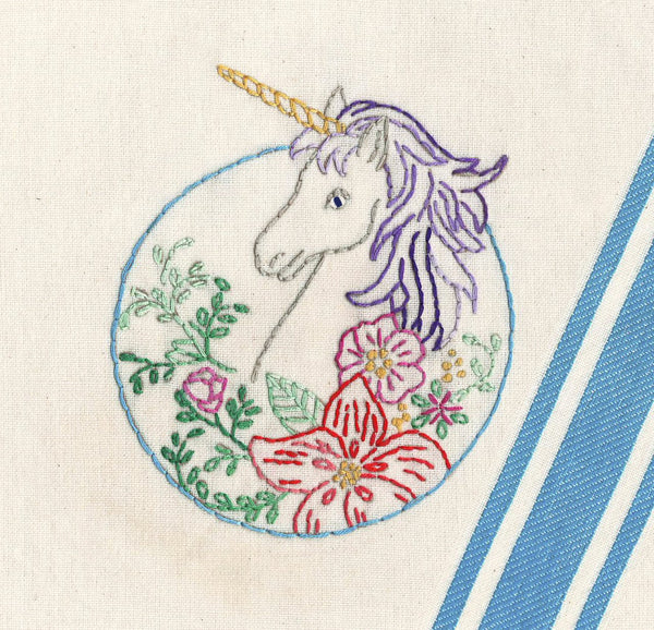Aunt Martha's, 3802, Unicorns, Transfer Pattern, Hot Iron Transfers, NEW Transfers, For Embroidery, Textile Painting, Needlepoint - The Vintage TeacupHot Iron Transfers
