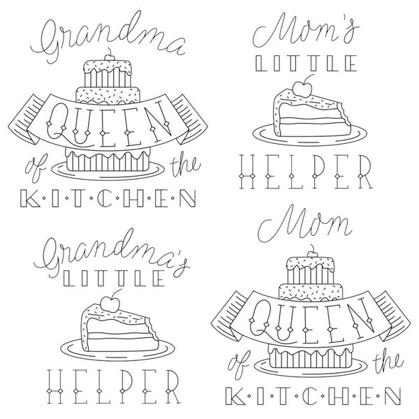 Aunt Martha's, Special Edition, Apron Designs, Embroidery, Transfer Pattern - The Vintage TeacupHot Iron Transfers