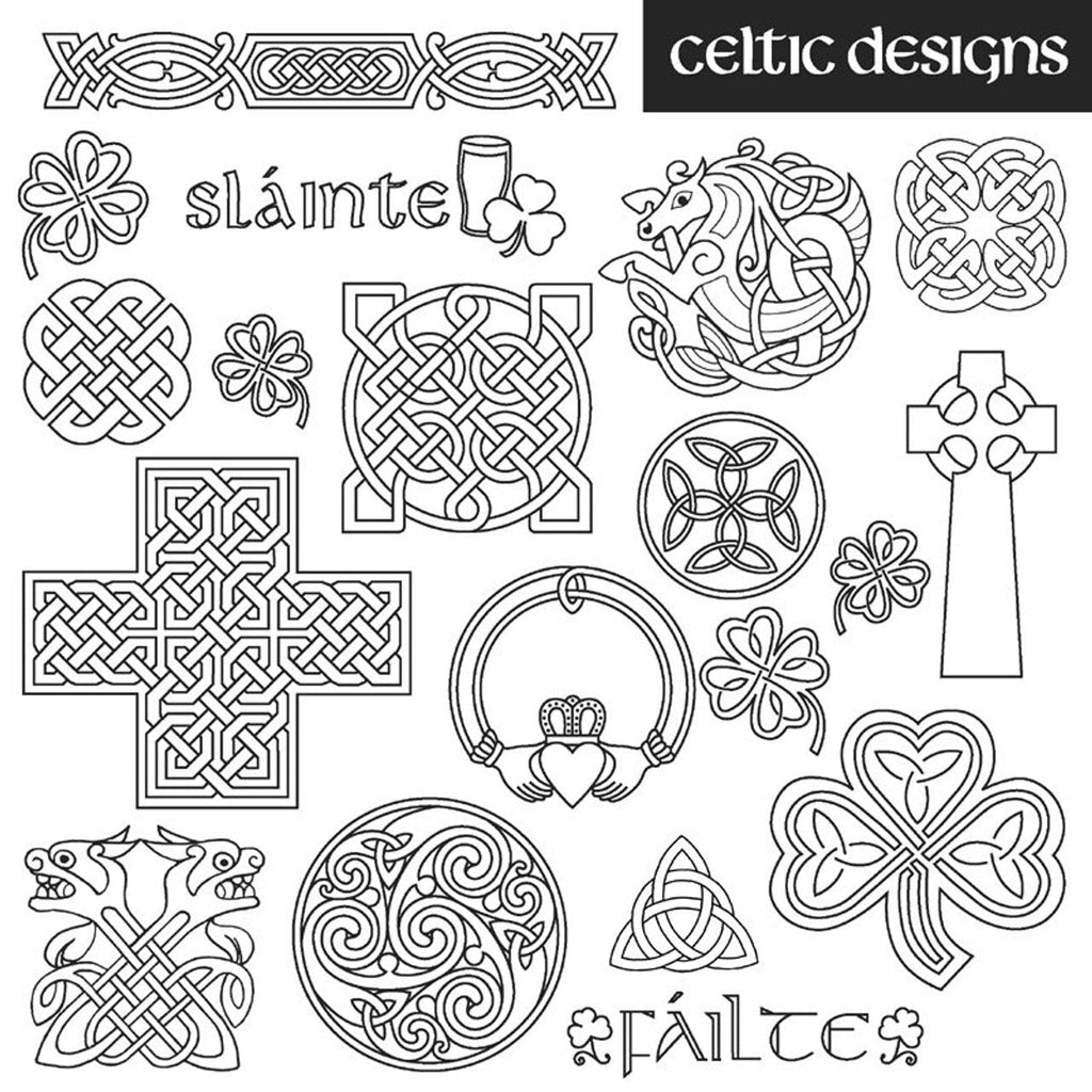 Aunt Martha's, Special Edition, Celtic Designs, Embroidery, Transfer Pattern - The Vintage TeacupHot Iron Transfers