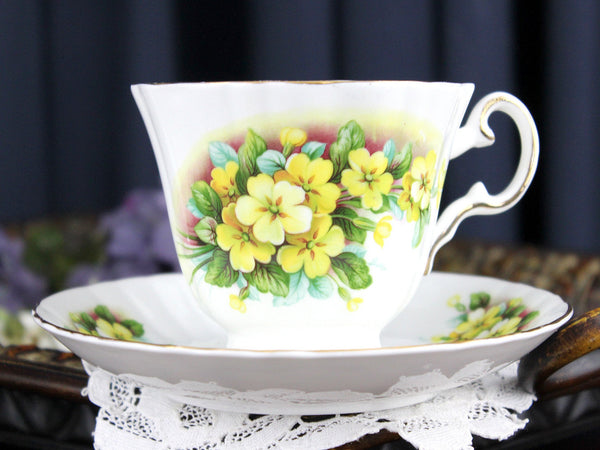 Bone China Tea Cup, Royal Grafton Teacup and Saucer 18233 - The Vintage TeacupTeacups