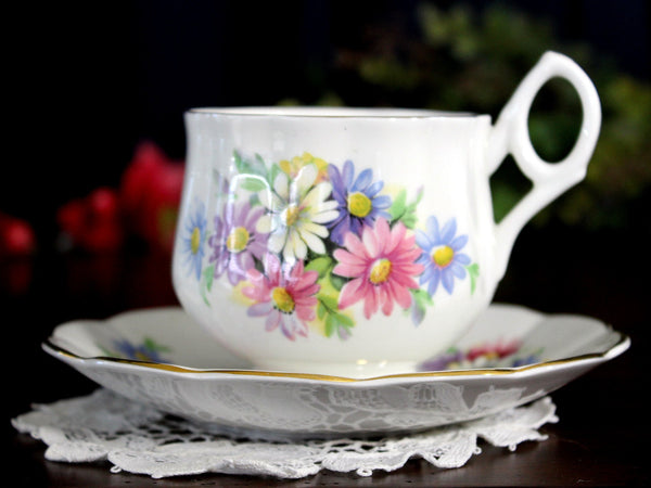 China Teacup, Tea Cup and Saucer, English Bone China, Teacup Set 18051 - The Vintage TeacupTeacups