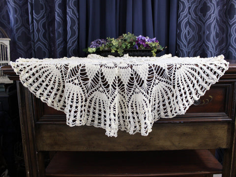 Beautiful VICTORIAN Vintage Lace and Damask Linen Doily,Highly Intrica – A  Vintage shop