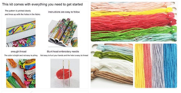 MM201092 Home Fun Cross Stitch Kit Package Greeting Needlework Counted Cross-Stitching  Kits New Style Joy