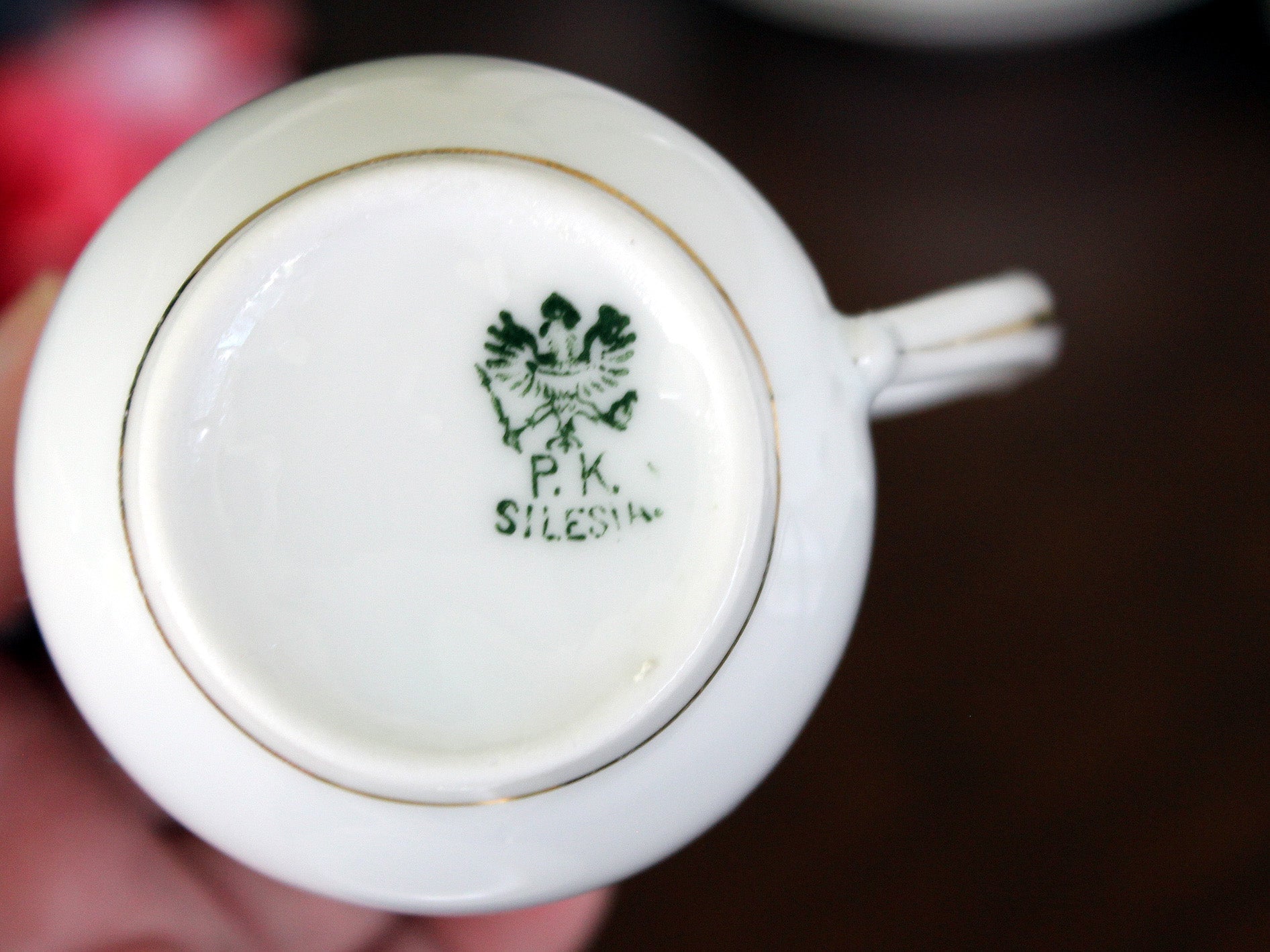 Demi Trio, 1914-1918 Koenigszelt PK Silesia, Teacup 17261 – The