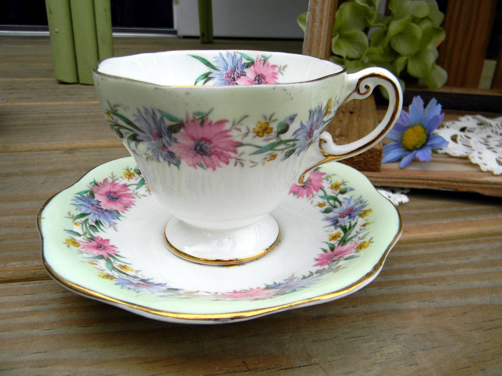 EB Foley, Cup and Saucer, Vintage Bone China Teacup, Vintage Teacups 10643 - The Vintage TeacupTeacups