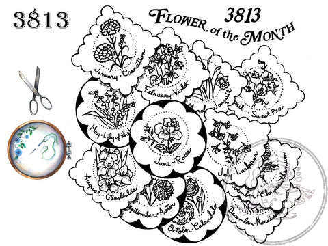 Love in Bloom, 9773, Aunt Martha's®, Vintage Embroidery, Transfer Patt –  The Vintage Teacup