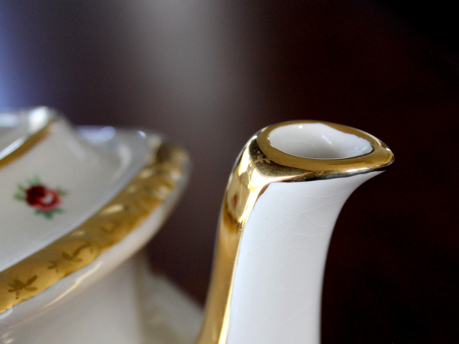 Gibson Vintage Teapot, Rosebud Chintz Tea Pot, 4 Cup Capacity