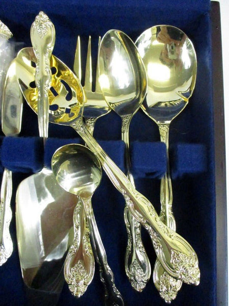 Goldtone Flatware, Gold Tone Flat Ware Lot, International China Cutlery 14361 - The Vintage TeacupAntique & Vintage