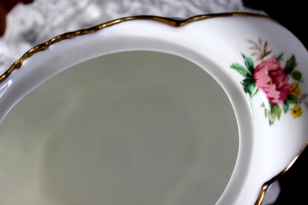 Hammersley Lidded Sugar Bowl, English Bone China 14858 - The Vintage TeacupAccessories