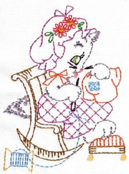 Kitten Motifs, 3733, Aunt Martha's®, Vintage Embroidery, Transfer Pattern, Hot Iron Transfers, Uncut, Unopened Transfers, Cats to Embroider - The Vintage TeacupHot Iron Transfers