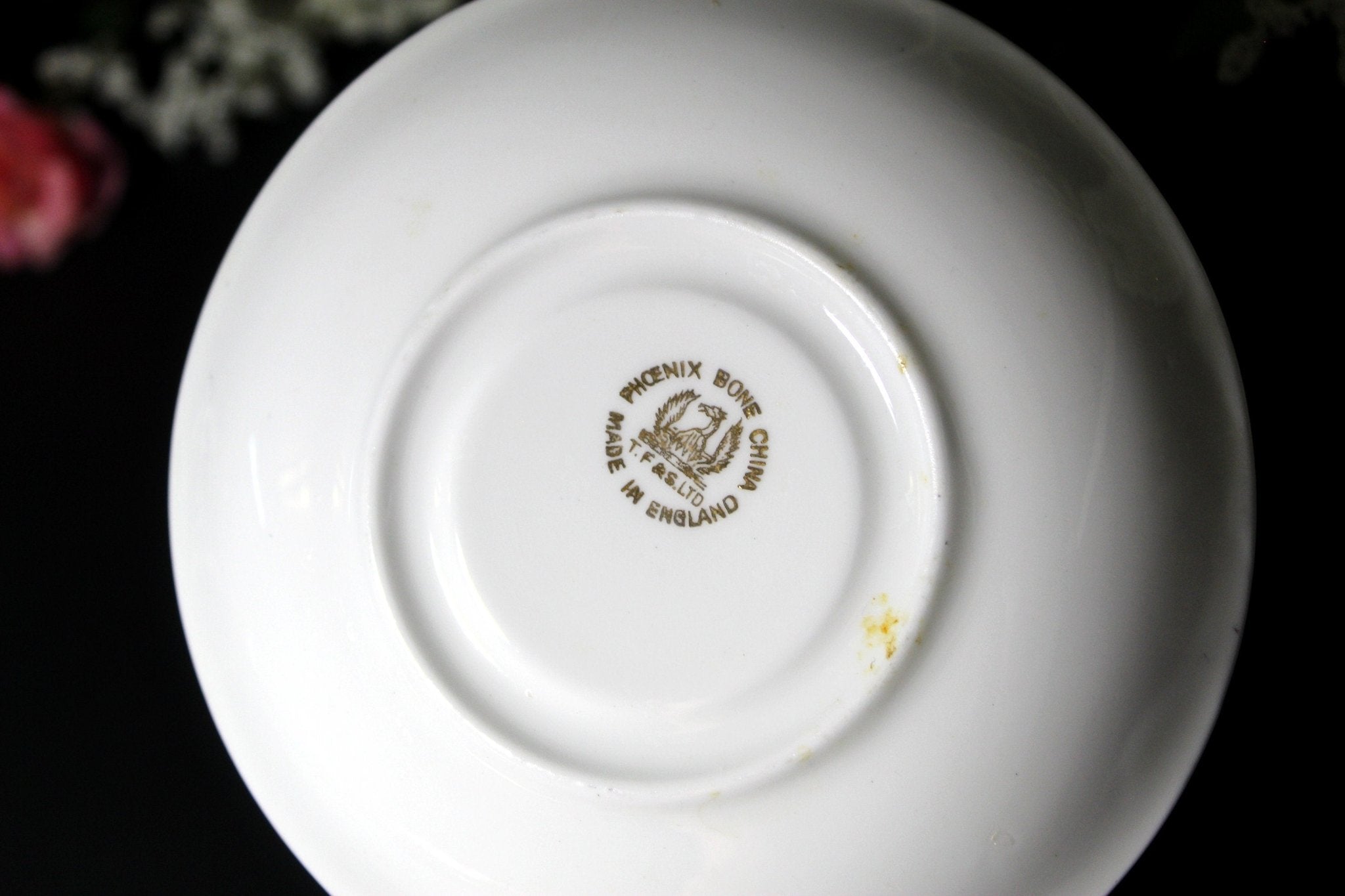 Phoenix Bone China, Gilt Chintz - No Teacup Plate Only -G