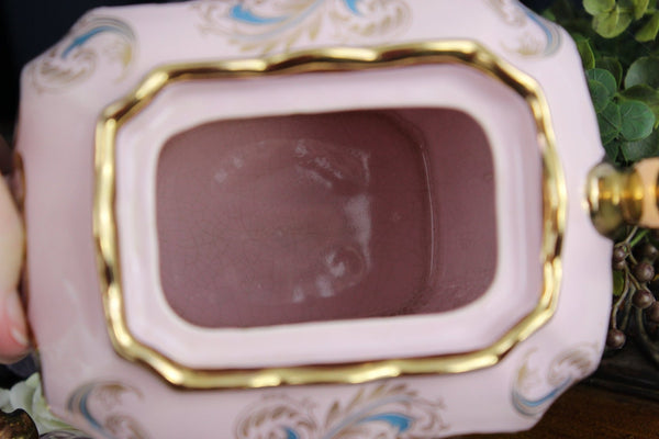 Pink Cube Sadler Tea Pot, Full 4 Cup Capacity, Cubed Teapot 18240 - The Vintage TeacupTeapots