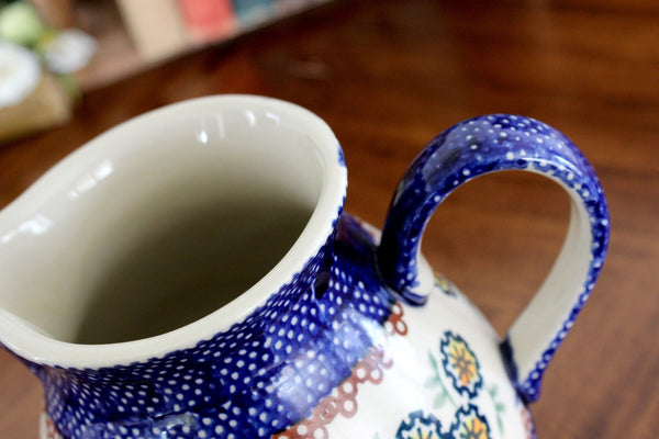 Porcelain Blue and White Vase, Utensil Holder 15312 - The Vintage TeacupAccessories