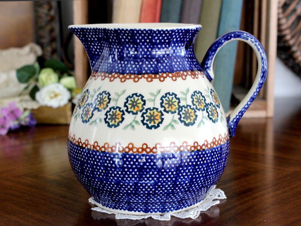 Porcelain Blue and White Vase, Utensil Holder 15312 - The Vintage TeacupAccessories
