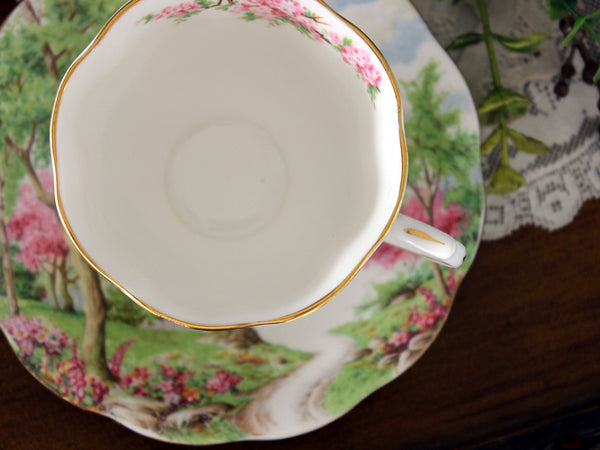 Royal Albert Cup & Saucer, Blossom Time, English Bone China 18247 - The Vintage TeacupTeacups