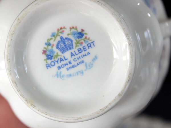 Royal Albert Cup & Saucer, Memory Lane, Bone China Teacup 18246 - The Vintage TeacupTeacups