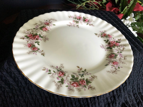 Royal Albert "Lavender Rose" 8in Side Plate, Made in England. No Teacup Plate Only - The Vintage Teacup