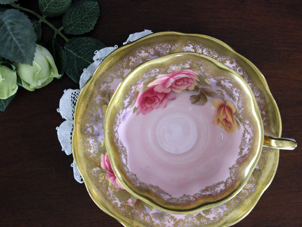 Royal Albert, Portrait Series, Pink Tea Cup and Saucer, English Bone China 17904 - The Vintage TeacupTeacups