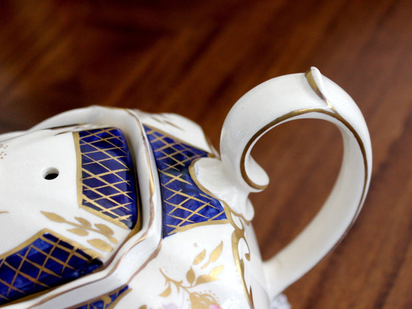 Sadler Cube Tea Pot, Vintage Teapot, Floral 4 Cup Teapot, Made in England 15451 - The Vintage TeacupTeapots