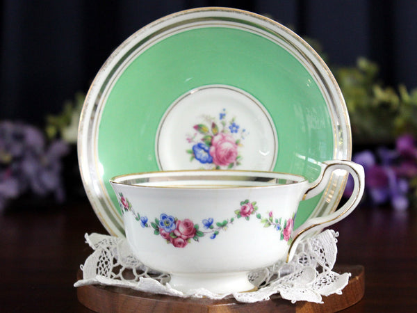 Star Paragon Tea Cup, Paragon Teacup, Teacup and Saucer, Antique Teacup -K - The Vintage TeacupTeacups