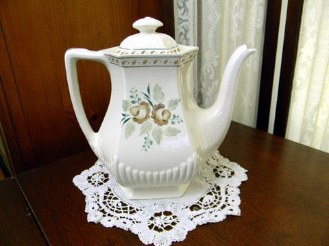 Tea or Coffee Pot, Teapot - Adams Madeleine - Vintage Porcelain Pot 8699 - The Vintage TeacupTeapots